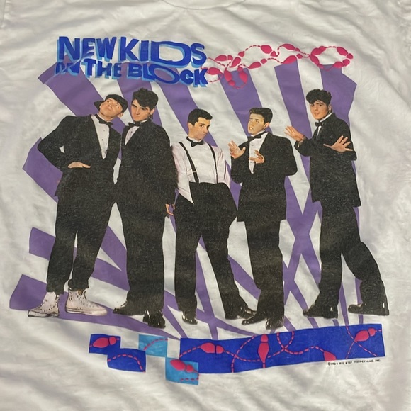 Vintage NKOTB 1989 Step by Step tshirt - Picture 2 of 5